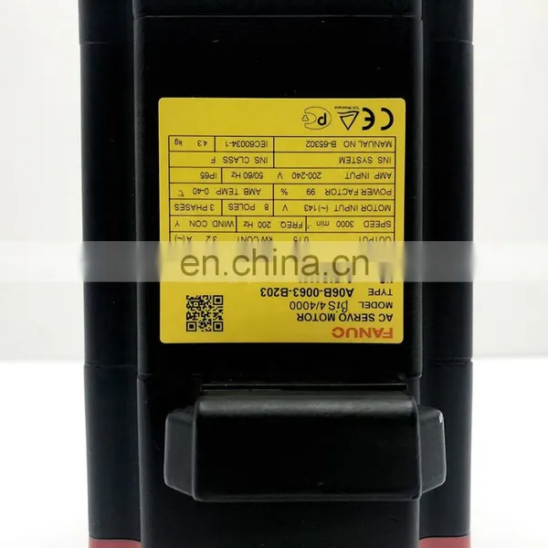 New and Used Machine Parts Japan Original A06b-0063-b203 Alpha Cnc ac Fanuc Servo Motor photo-4