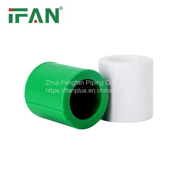 IFAN Hot Sale Customized Equal Socket Green Colour Plastic PPR Pipe Fitting photo-2