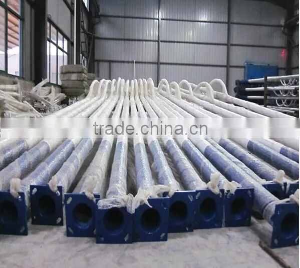 Q235 Steel Galvanized Street Lighting Pole With Spray Coated photo-3