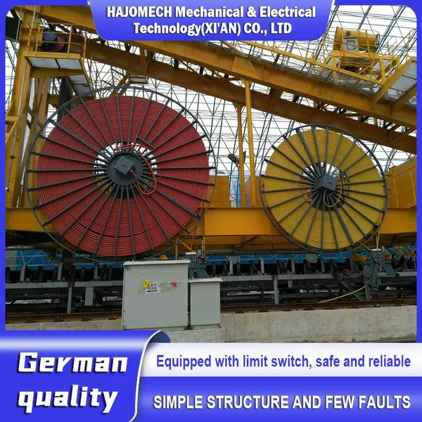 HAJOMECH Cable Reel_permanent Magnet Hysteresis Cable Reel_port_power Plant_coal Yard
