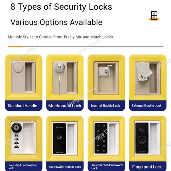 Modular All-Plastic Storage Cabinet- APC971| Anti-Door Opening Buckle & Key Hooks for Employee Staff Office| Big Lockers for Workers in Factory photo-5