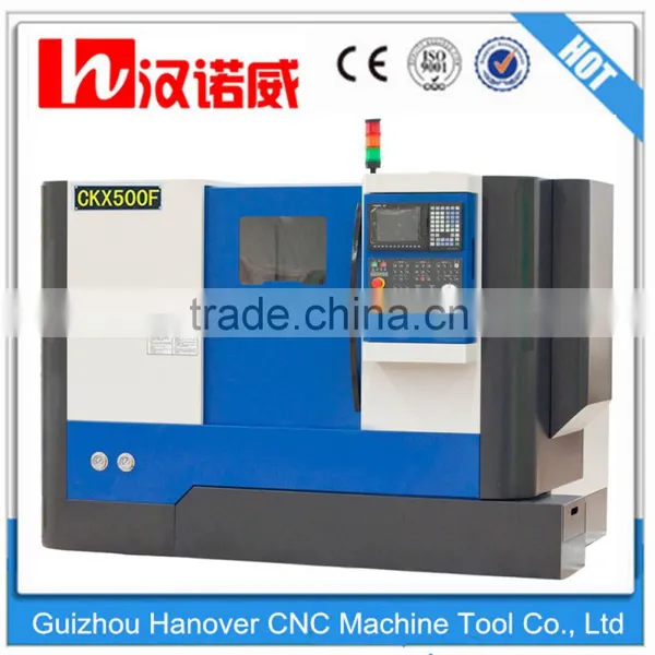 CKX500F China Big Spindle Bore 82mm Slant Bed CNC Lathe With 8/12 Station Hydraulic Tool Turret and Tailstock photo-4