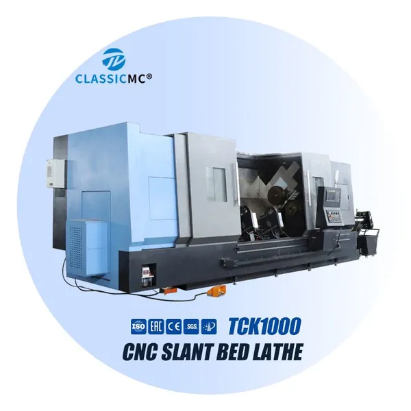TCK1000 Heavy Duty 2 Axis CNC Metal Spinning Lathe Machine With User-Friendly Control Interface