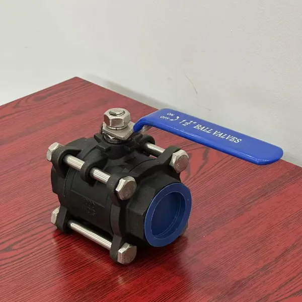 Threaded Ball Valve Carbon Steel WCB A105 Stainless Steel 304 316 ANSI 2 PCS or 3 Piece NPT BSPT Threaded Ball Valve photo-4