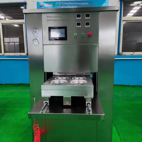 Sealing Machine for Eight - Bowl Style Packaging, Vacuum Sealing Machine for Preserved Vegetable and Braised Pork in Bowls photo-2