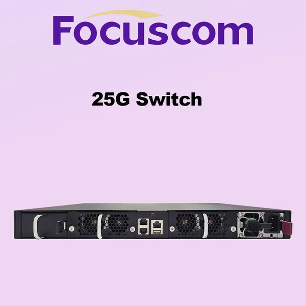 L3 Managed Switch Data Center 48-Port 25G SFP28 and 8-Port 100G QSFP28 Uplink, High-Performance Aggregation Network TOR Switch Focus S6670-48XY8QC photo-4