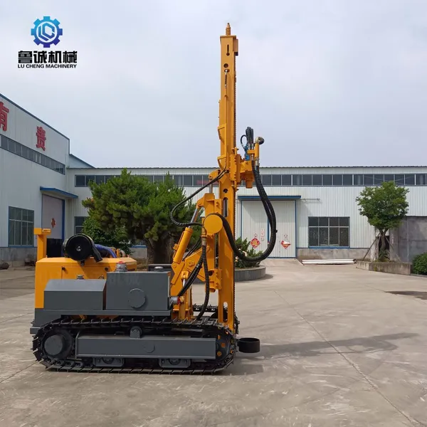 Crawler-type Solar Photovoltaic Pile Drilling Machine, Spiral Ground Pile Drilling Machine, Used for the Construction of Solar Power Stations