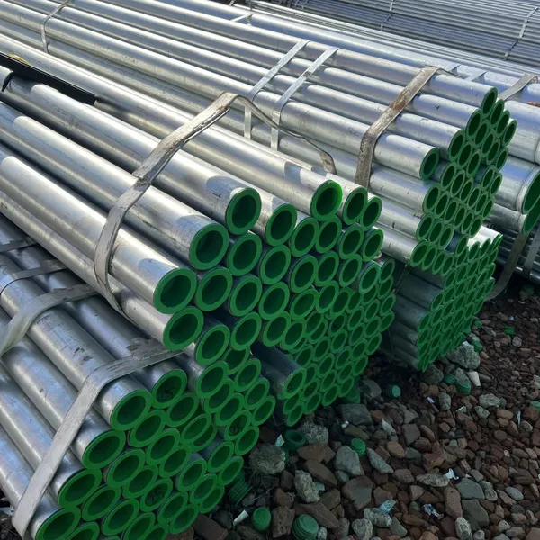 Pre-Galvanized Round Steel Pipe 48.3mm OD for Greenhouse Frame Q195 Material photo-3