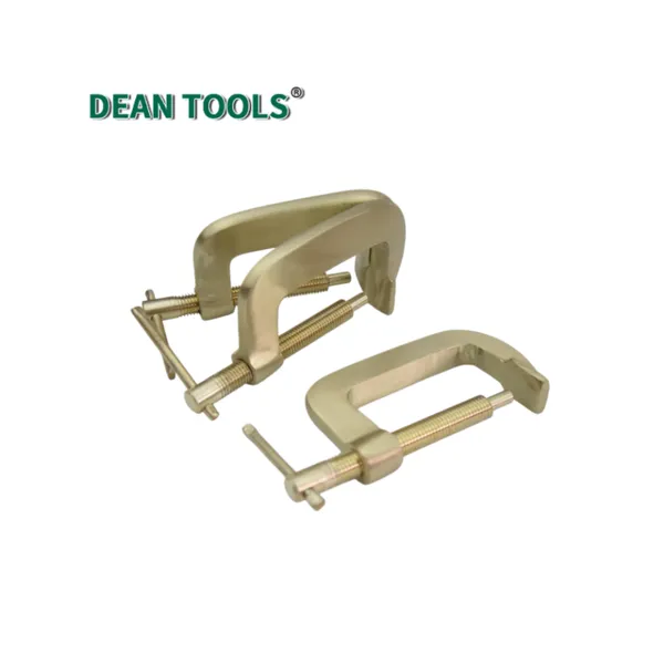 Non Sparking G-Clamp,G-Type Frame Design,Heavy Duty Clamping Structure,Strong Holding Force photo-3
