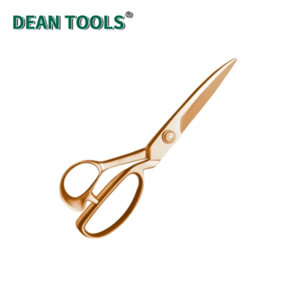 Non-Sparking Cutting Shears Aluminium Bronze Non Sparking Scissors Sharp Cutting Edge,Smooth Cutting Performance photo-3
