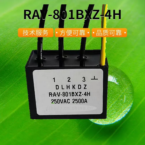 RAV-801BXZ-4H Surge Protective Device 250vac, 2500a. Three-phase Voltage Suppressor. Current Surge Protection. Mov for Surge Arrester.