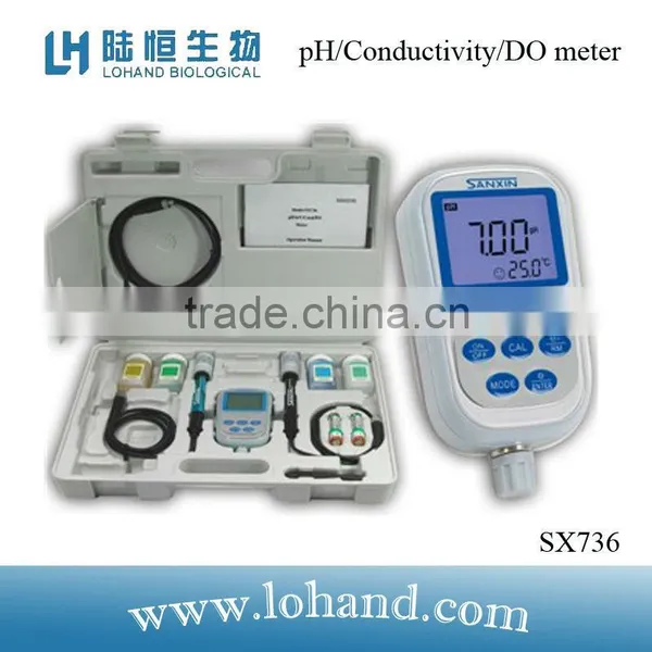 Portable Conductivity Meter SX736 & pH / mV / DO / Temp Meter