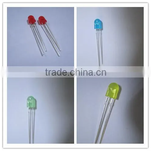 546 5mm Oval Led Light Diffused Color 70/60 Degree photo-4