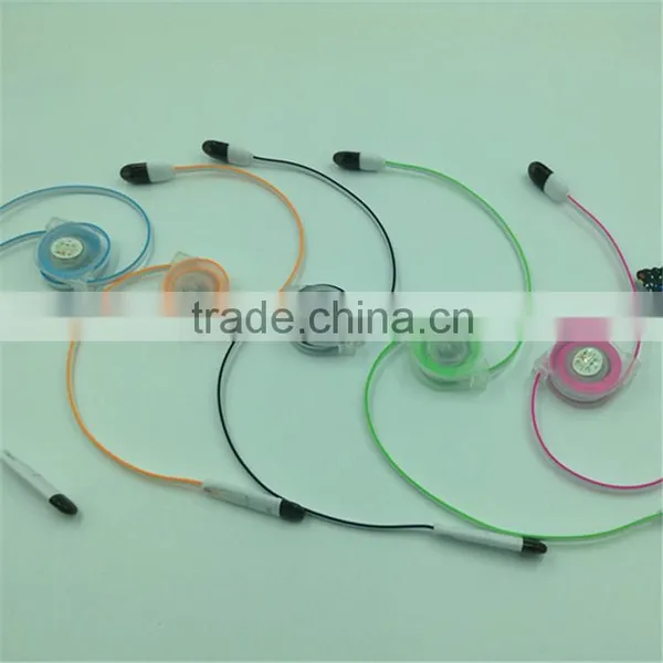 2016 New Hot Sale Cheap Flexible Wholesale Usb Cable Retracble Noodles 2 in 1 Charger Usb Cable photo-5