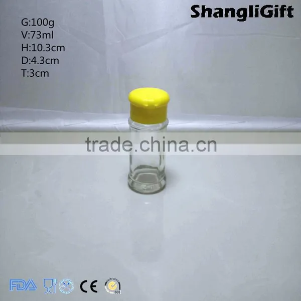Clear Bottle 75ml Glass Pepper Shakes For Kitchen Restaurant photo-3