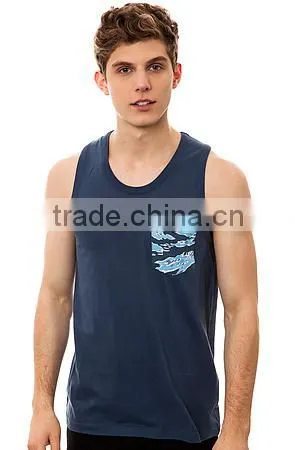 Custom Printed Pocket Tank Top photo-3