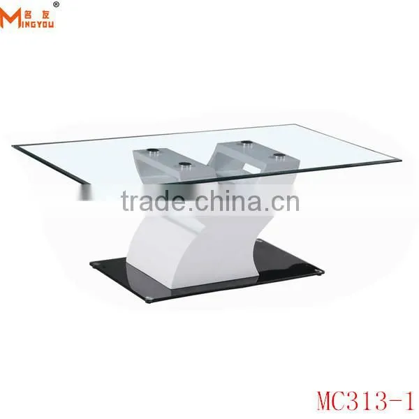 Modern Glass Top Fairy Coffee Table photo-2