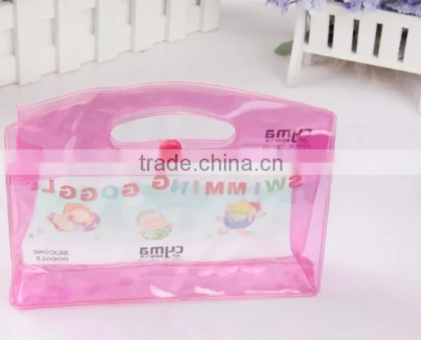 PVC Ziplock Bag Plastic Gift Packing Pouch PVC Material Bags With Zipper photo-2