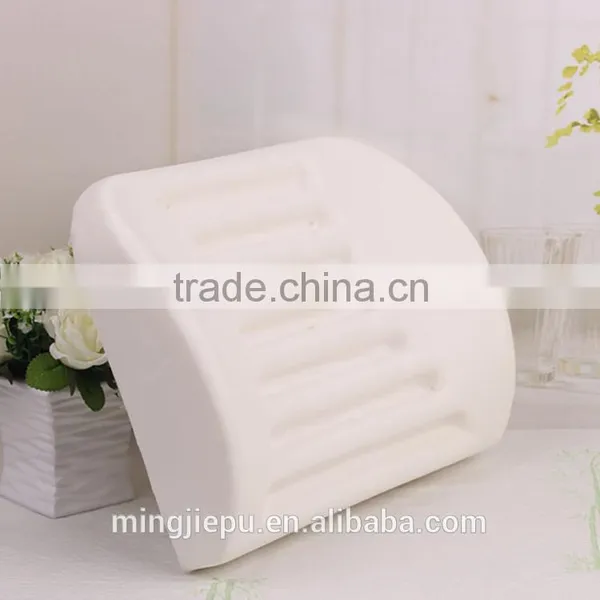 Memory Foam PU Lumbar Back Massage Cushion for Car and Chair, Relieving Waist Fatigue and Waist