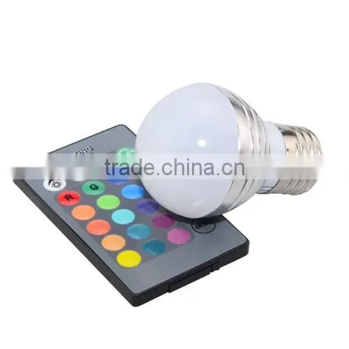 E27 RGB LED Lamp 16 Colors Changing Lampada Led Light Bulb 85-265V 110V 220V LED Spotlight Spot Light With Remote Control photo-4