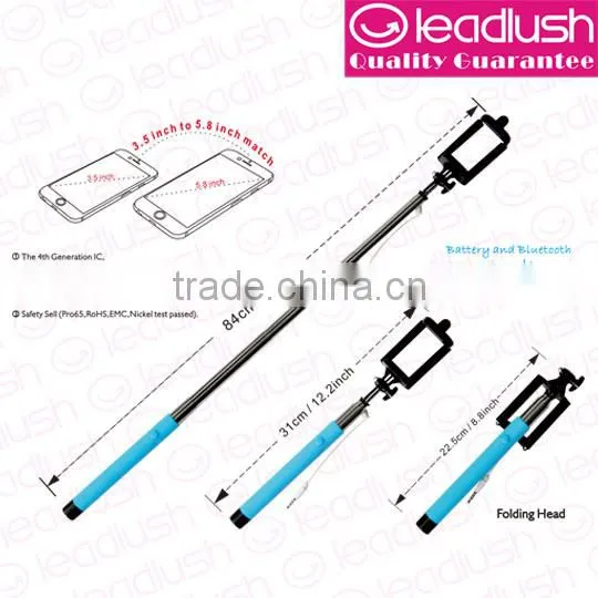 Wired Selfie Stick, Monopod Folding Head