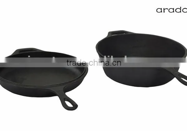Wholesale German Pre-seasoned Cast Iron Cookware Skillet photo-3