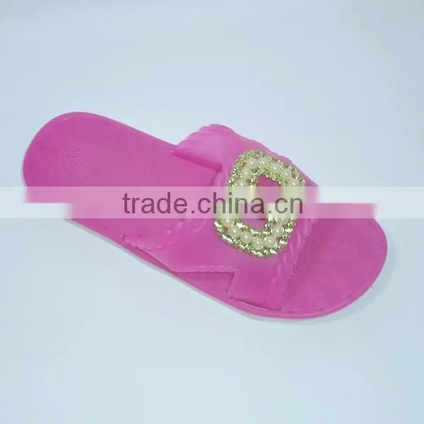 Jelly Slipper With Flower for Lady Pvc Slipper photo-5