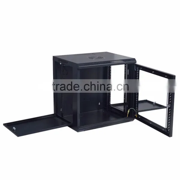 9U Wall Mount Network Server Data Cabinet Enclosure Rack Glass Door Lock photo-2