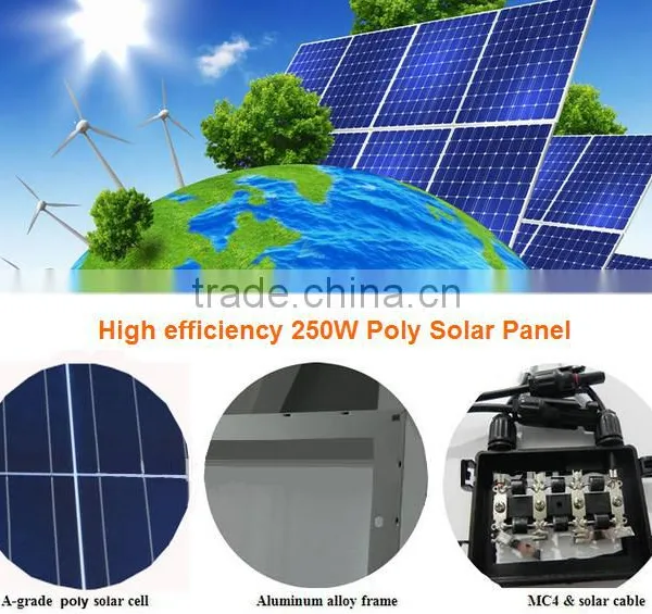 Good Price and High Efficiency 250W Poly Solar Panel Quality Choice photo-6