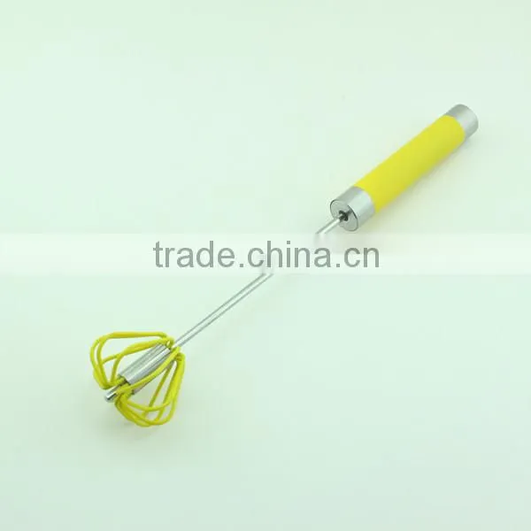14'' Silicone Hand Mixer Hand Push Down Egg Beater photo-4