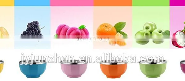 Stainless Steel Clorful Salad Bowl With Nice Design and High Quality Made by Junzhan Factory Directly photo-4
