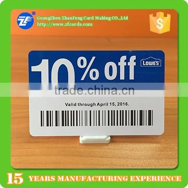 Nice Printing Plastic Pvc Barcode Card Sequential Number Printed photo-5