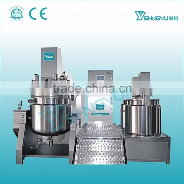 China Supplier New Machinery Cosmetic Vacuum Emulsifying Homogenizer photo-2