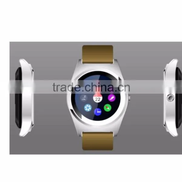 Full Display Round IPS Screen MTK2502 BT4.0 Smart Watch Phone Man Watch photo-4