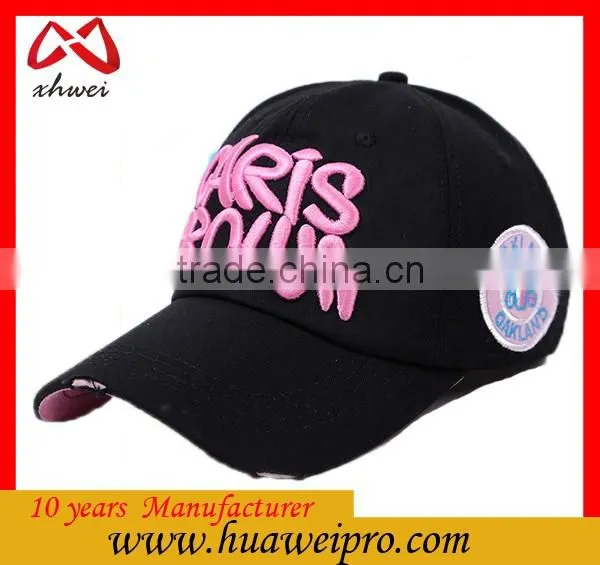 Hot Sale Breathable Cotton Hats Custom 6-Panel Golf Cap Unisex photo-5