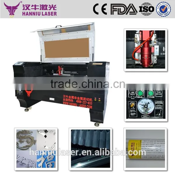 Hot Sale HQ-1390 Co2 Metal & Nonmetal Hybrid Laser Cutting Machine for Paper Price photo-2