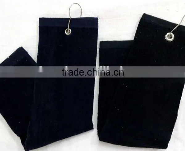 Golf Towels With Grommet and Hook Embroidery Golf Towel photo-3
