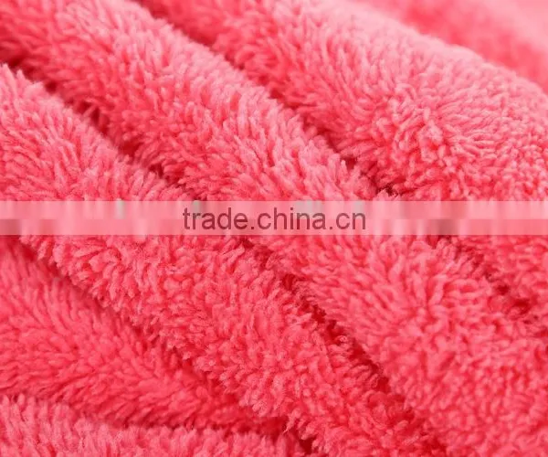 Coral Fleece Towel Shower Cap,2015 Elastic Model Shower Cap Wholesale photo-6