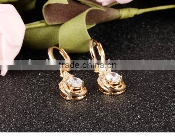 2016 Fashion 316 L Crystal Earrings in Hot Sale photo-3