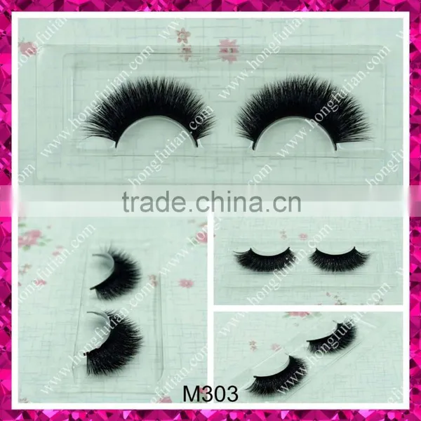 3D Style Siberian Mink Fur Strip Eyelash, Thin and Soft Band ! Customized Logo Package