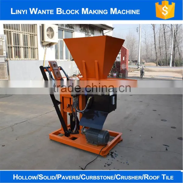 Wante Machinery Small Size WT1-25 Interlocking Brick Making Machine, Block Making Machine photo-3