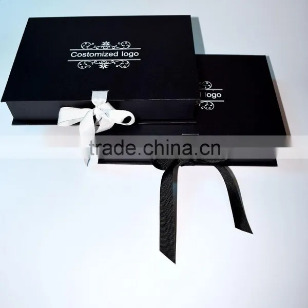 Wholesales Hight Quality Black Apparel Boxes photo-4