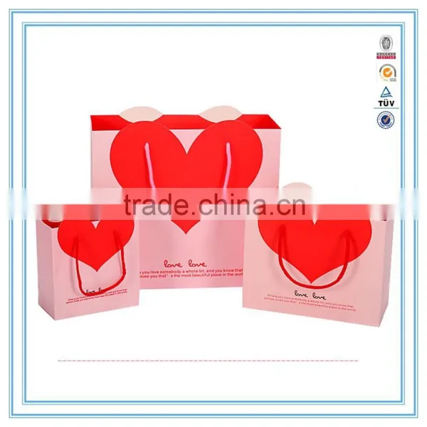 2015 Custom LOVE Bag & Wedding Paper Bag With Handles photo-5