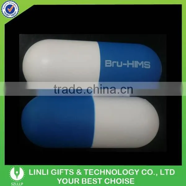 Capsule Shape Eco-friendly pu Stress Toy