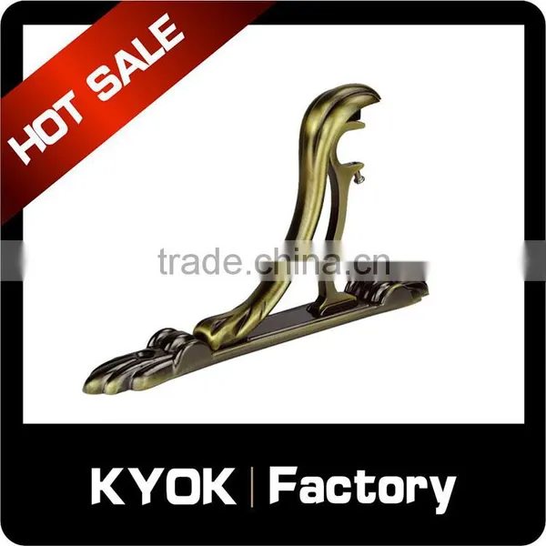 KYOK Package Of 2 Curtain Rail Rod Support Bracket Black Metal 28mm,Home Decoration Fancy Curtain Accessories photo-5