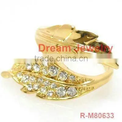 Fashion New the Gold Leaves 2015 Finger Rings