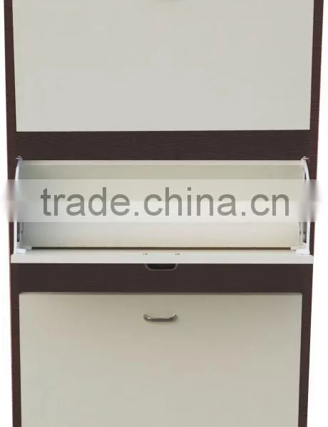 Push-and-pull Brace Shoes Wooden Cabinet