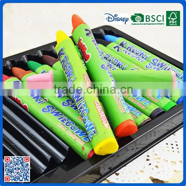 2016 Customization 12 Color Triangle Crayons Set for Kids With Cheap Price photo-4