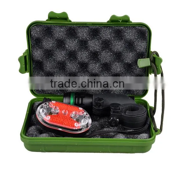 1*18650 Battery Power Supply Light Red Guarding Ring LED Light For Bike photo-6
