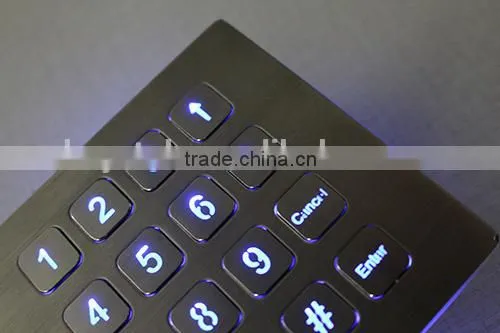 12 Keys Metal Keypad Entry With Rear Panel Mounting photo-3